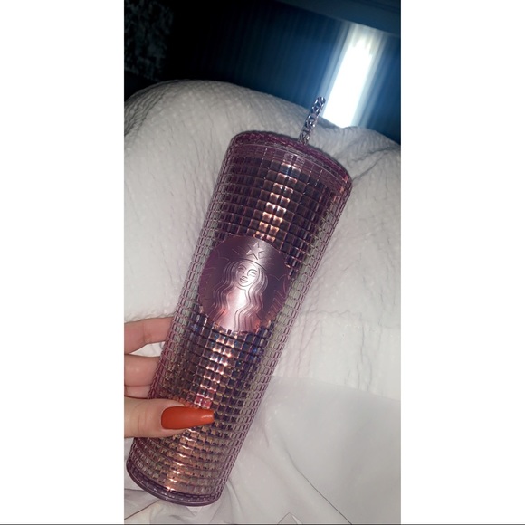 Starbucks Accessories - Starbucks Pink Studded Holiday Cup